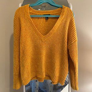 F21 Yellow Sweater